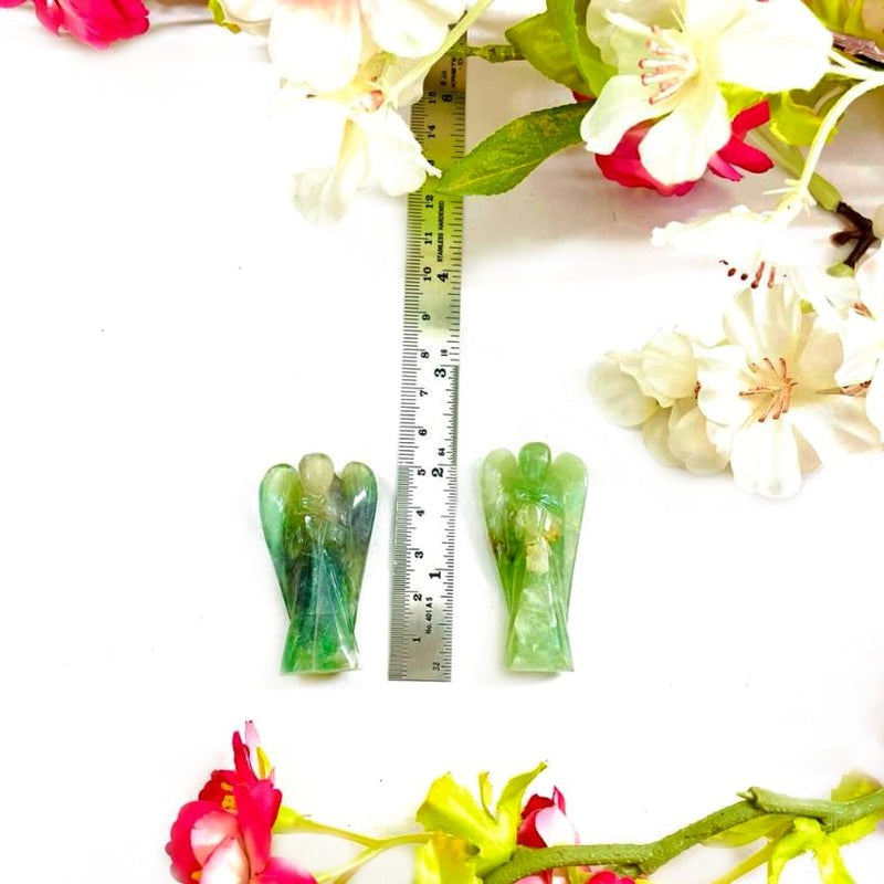 Green Fluorite Angel (Heart-centered Thoughts)