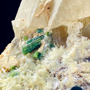 Green Tourmaline on Matrix - From Brazil (Prosperity)