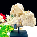 Green Tourmaline on Matrix - From Brazil (Prosperity)