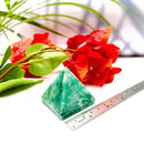 Green Aventurine with Quartz Pyramid (Abundance and Healing)