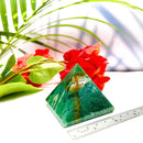 Green Aventurine with Quartz Pyramid (Abundance and Healing)