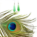 Green Aventurine Cone shape Earrings