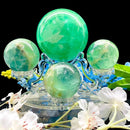 Green Fluorite Sphere (Growth & Education)