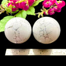 Howlite Sphere (Peace & Calm)
