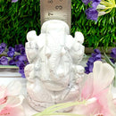 Howlite Ganesha (Reduce anger and irritation)