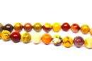 Mookaite Japser 8 mm Round 108 + 1=109 Beads Stone Jaap Mala