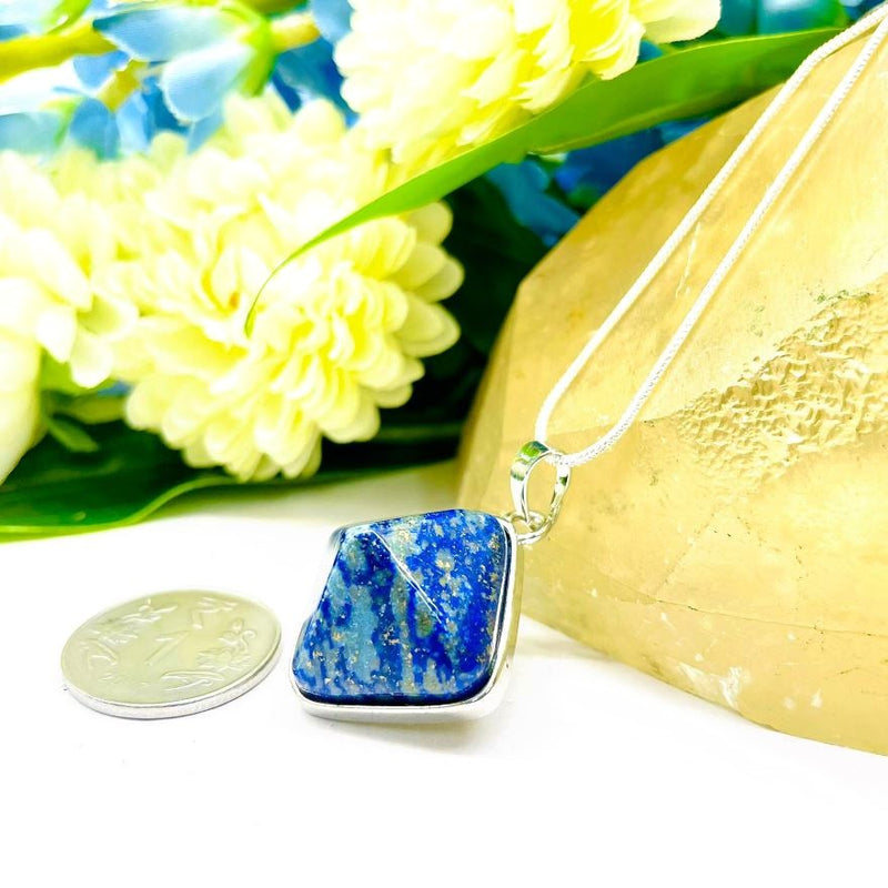 Lapis Lazuli Pendants - Hestia Collection (Truth & Wisdom)
