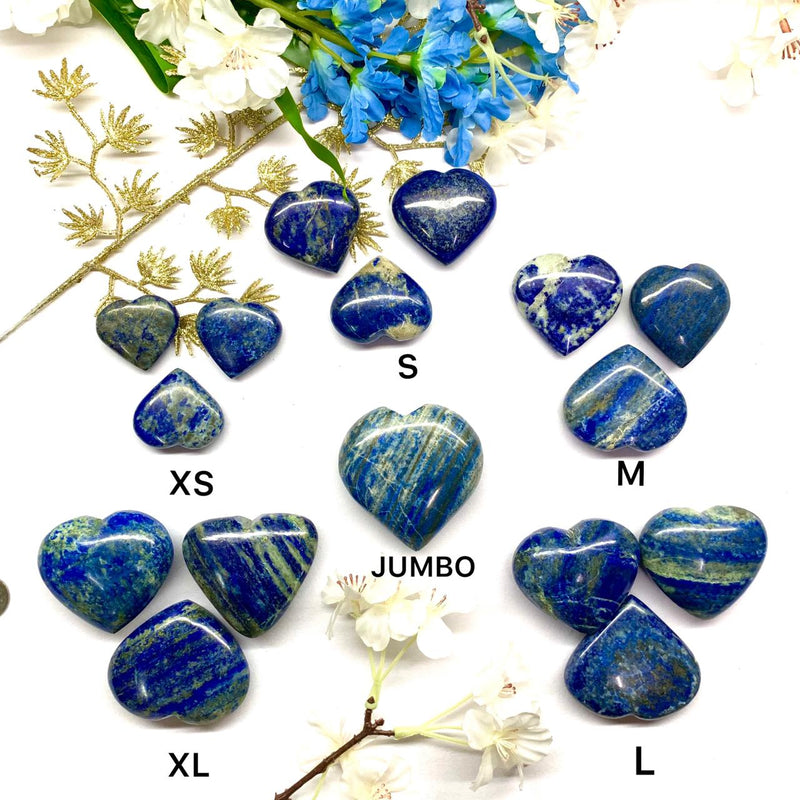 Lapis Lazuli Heart (Truth and Wisdom)
