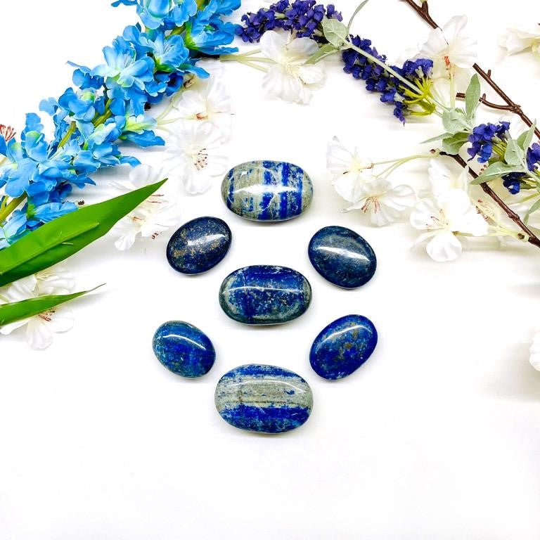 Lapis Lazuli Palmstone (Wise and Honest Communication)