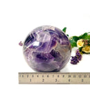 Large Chevron Amethyst Spheres (Scrying & Meditation)