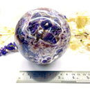 Large Chevron Amethyst Spheres (Scrying & Meditation)