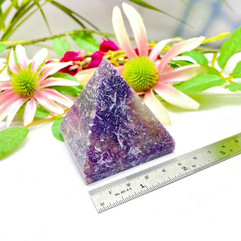 Lepidolite Pyramid (Emotional Balance and Meditation)