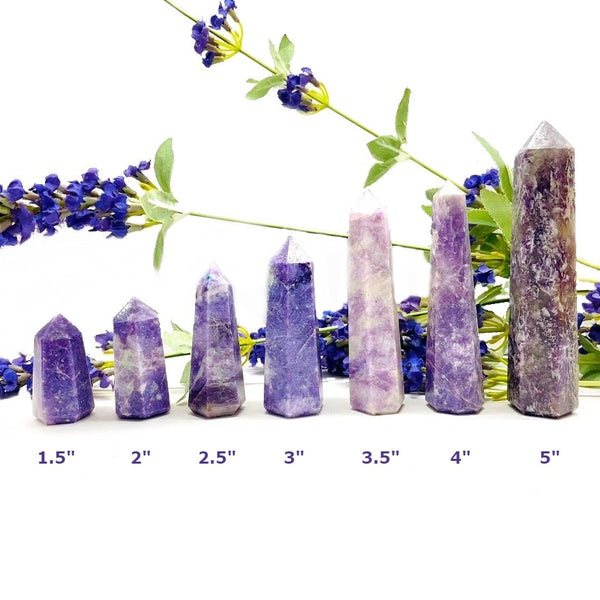 Lepidolite Tower (Emotional Balance and Peace)