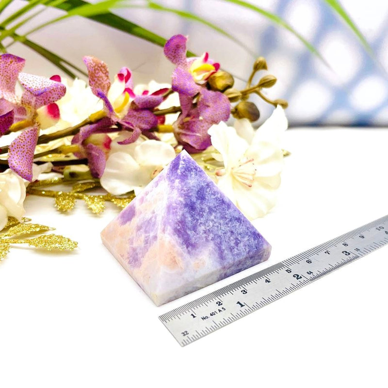 Lilac Lepidolite Pyramid (Emotional Balance & Joy)