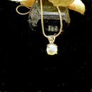 Mother of Pearl Small Pendant in Silver