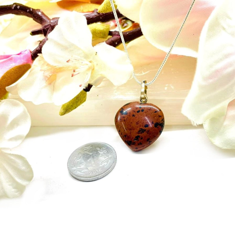 Mahogany Obsidian Smooth Surface Pendants (Growth & Protection)