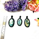 Moss Agate Pendants (Prosperity & Health)