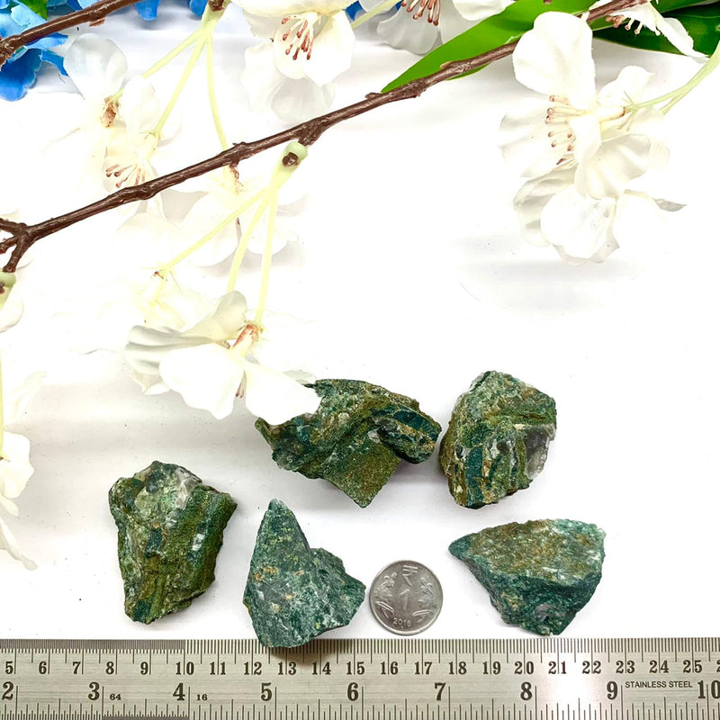 Moss Agate Rough (Prosperity and Growth)