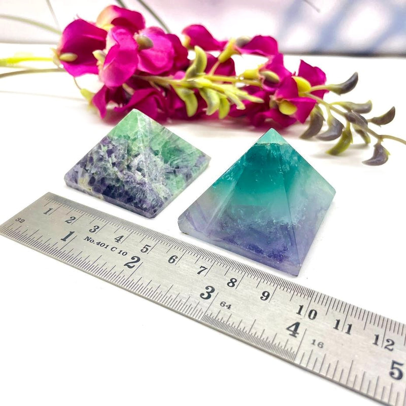 Multi Fluorite Pyramid (Focus & Clarity)