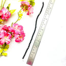 Black Obsidian Round Bead Anklet