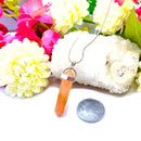 Orange Aventurine Pencil Pendants