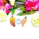 Orange Aventurine Assorted Pendants (Luck & Self-Worth)