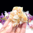 Orange Heulandite on Mordenite Cluster (Karmic Healing & Creativity)