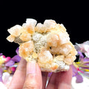 Orange Heulandite on Mordenite Cluster (Karmic Healing & Creativity)
