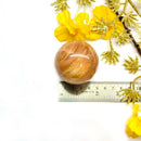 Orange Aventurine Sphere (Luck & Self-Worth)