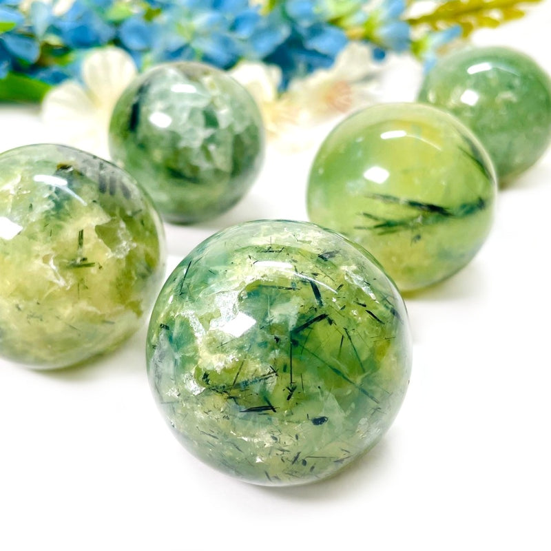 Prehnite Sphere (Prophecy & Love)