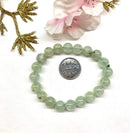 Prehnite Round Bead Bracelet (Release & Letting Go)