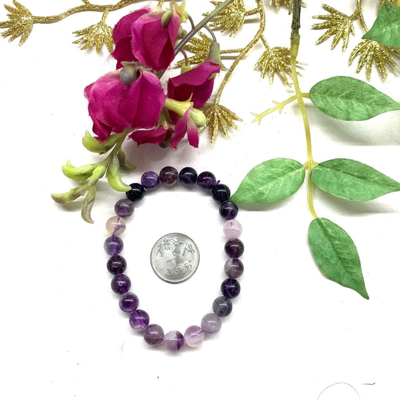 Purple Fluorite Bracelet (Clarity)