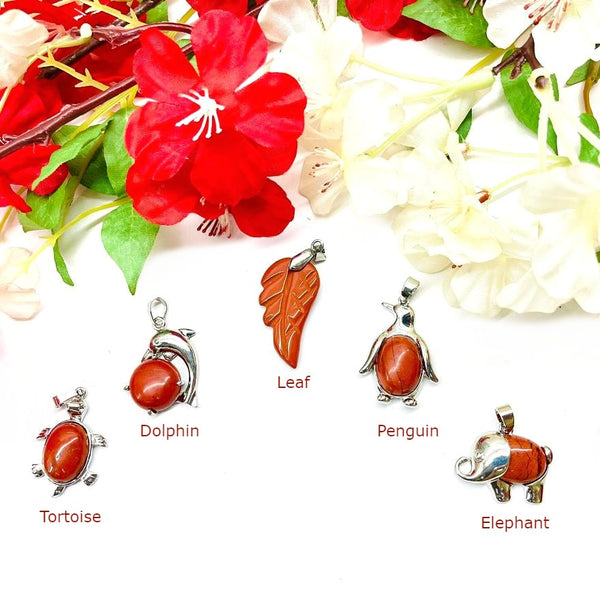 Red Jasper Pendants - Ariel Collection (Life force energy)