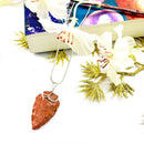 Red Jasper Natural Shape Pendants (Endurance & Passion)