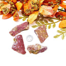 Red Jasper with White Spots Rough