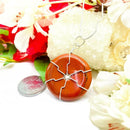 Red Jasper Cabochon Pendants