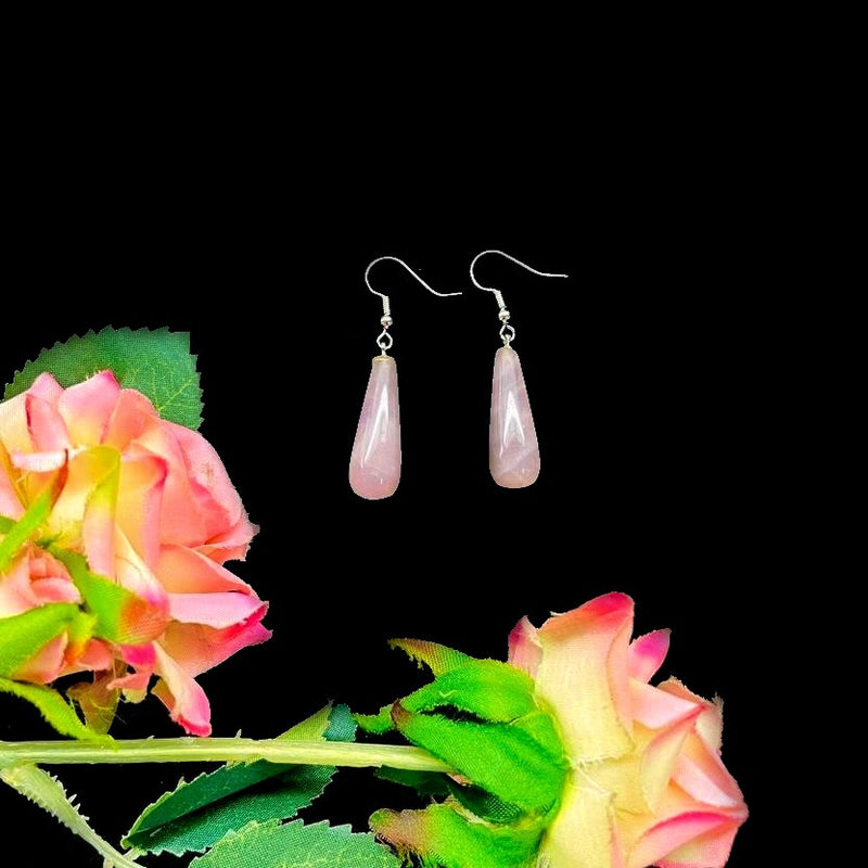 Rose Quartz Earrings (Love & Harmony)