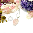 Rose Quartz Natural Shaped Pendants (Love & Nurture)