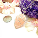 Rose Quartz Natural Shaped Pendants (Love & Nurture)