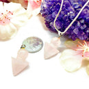 Rose Quartz Pendants - Hestia Collection (Love & Faith)
