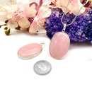 Rose Quartz Cabochon Pendants (Love & Nurture)