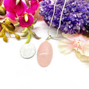 Rose Quartz Cabochon Pendants (Love & Nurture)