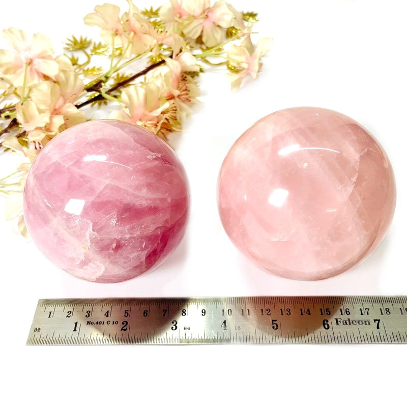 Rose Quartz Sphere (Love, Peace & Harmony)