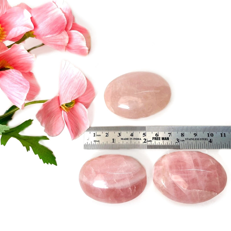 Rose quartz Palmstone (For Love and Harmony)
