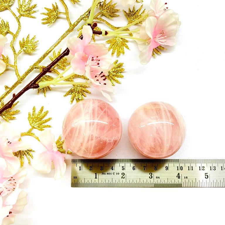 Rose Quartz Sphere (Love, Peace & Harmony)