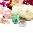 Ruby Fuchsite Pendants (Clear Heart Chakra Blocks)
