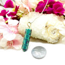 Ruby Fuchsite Pendants (Clear Heart Chakra Blocks)
