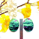 Ruby Zoisite Palmstone (Spiritual Awakening & Empathy)