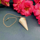 Scolecite Cone Shaped Pendulum