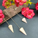 Scolecite Cone Shaped Pendulum